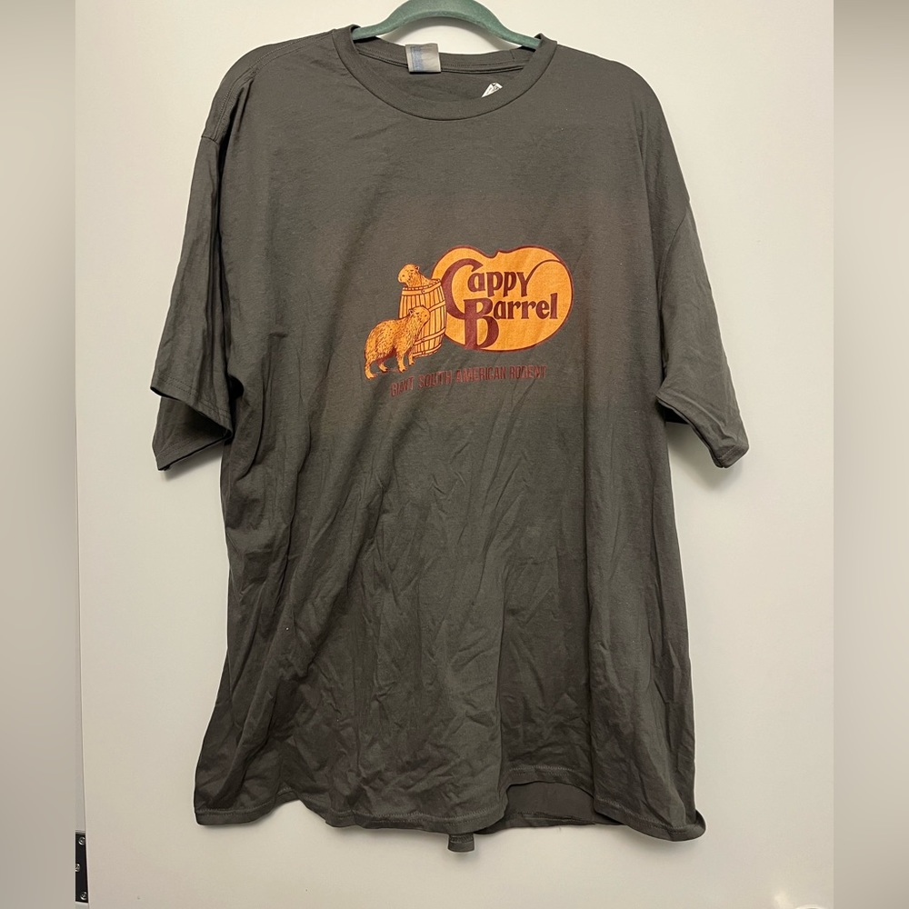Capybara graphic Tshirt Capy barrel